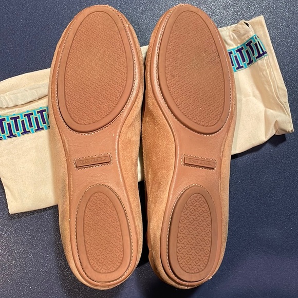 🎀 Tory Burch 🎀 Blush Minnie Travel Ballet Flat with Leather Logo - Picture 4 of 7